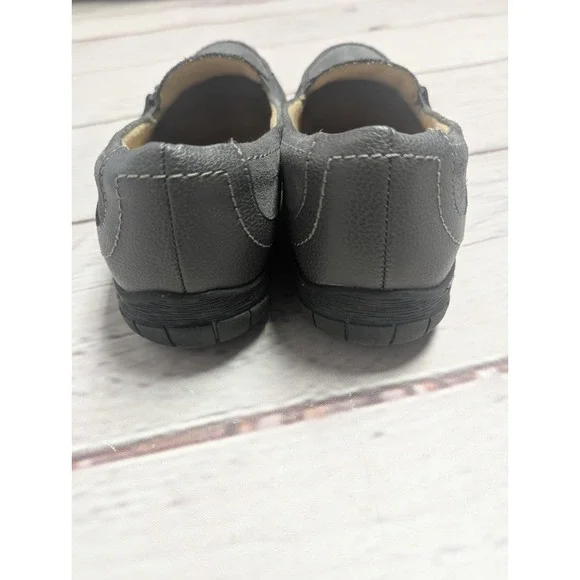 Naturalizer Rowan Casual Slip-On Loafer Flats Shoes Gray Suede Comfort Size 7.5 - Picture 3 of 10